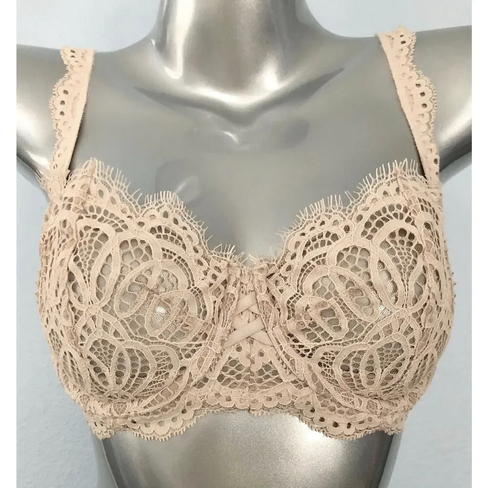 Victoria's Secret Dream Angels Beige Uplift Push Up Without Padding Bra 32C